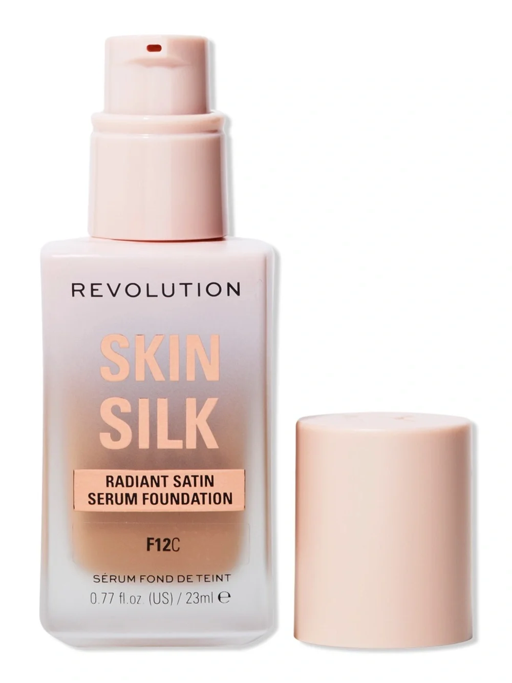 Revolution Skin Silk Radiant Satin Serum Foundation - Pale Pink